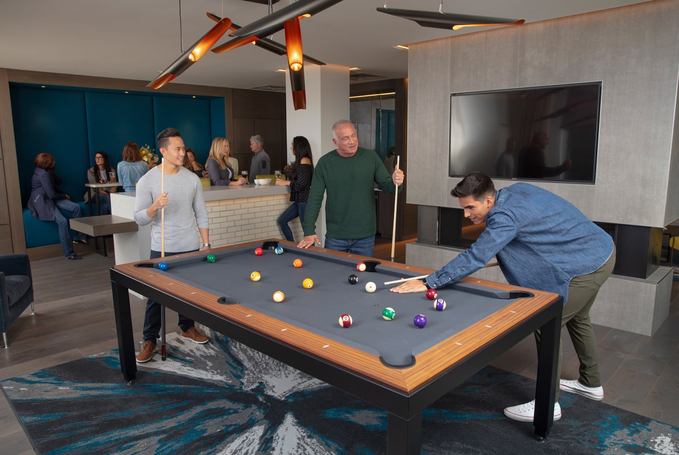 Billiard and Gaming Room at Clippership