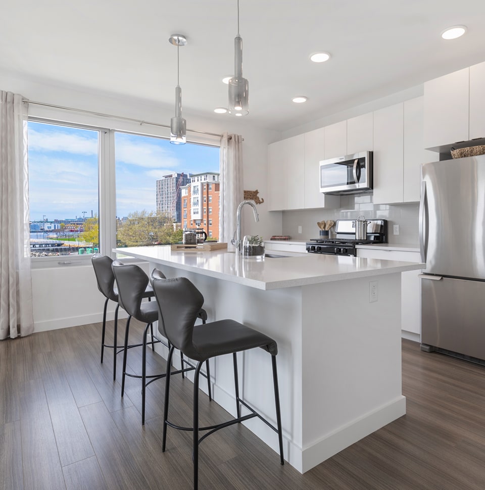 Clippership Apartments on the Wharf - Kitchen