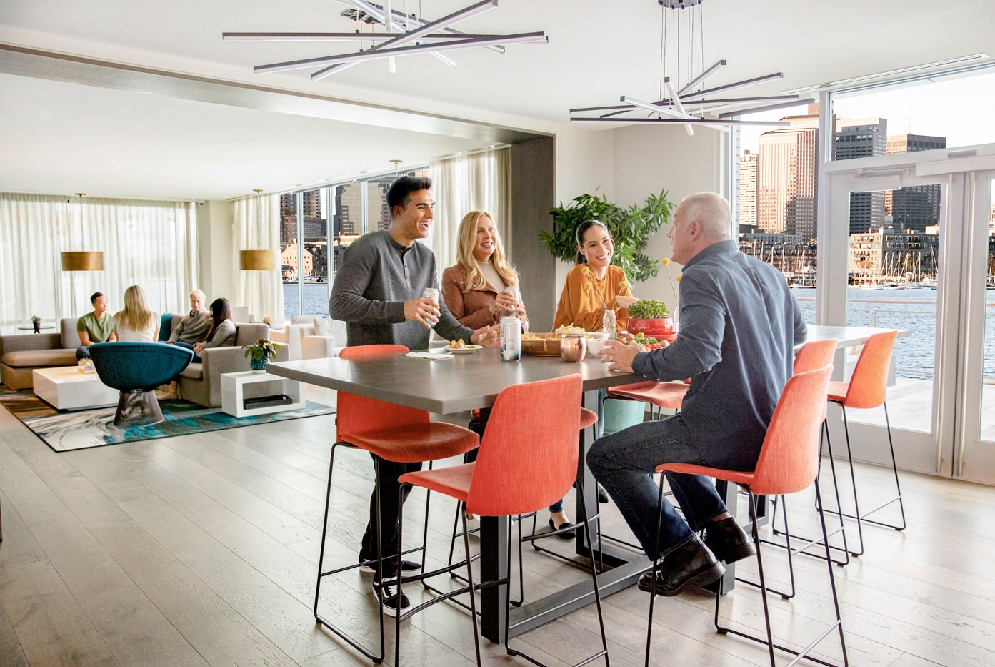 Sunset Room Lounge at Clippership Apartments